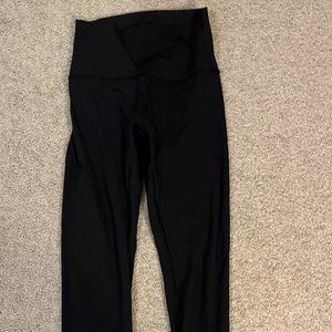 Black Lululemon Athletica Leggings (Size 2)